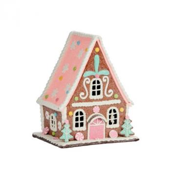 Preview: Schweizer Lebkuchen-Chalet 22.5 x 18 x 15.5cm / Gingerbread Swiss Chalet